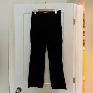 Arket Minimalist Flat Front Cropped Cigarette Pants